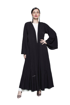 BLACK BOX PLEAT SOALON ABAYA.