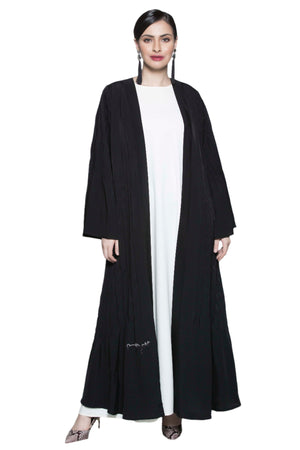 BLACK BOX PLEAT SOALON ABAYA.