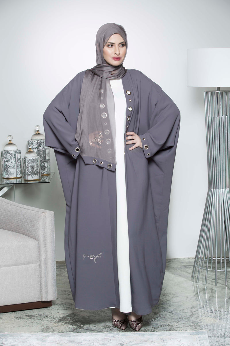 SKY BLUE PLAIN BISHT ABAYA.