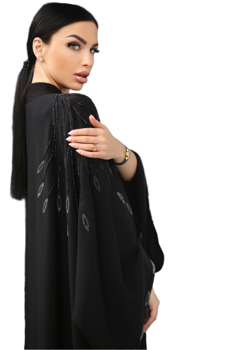 FLY CRYSTALIZED SOALON BISHT ABAYA