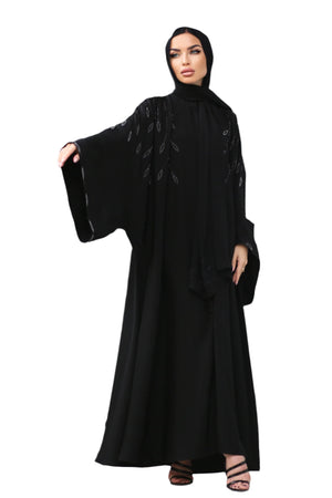 FLY CRYSTALIZED SOALON BISHT ABAYA