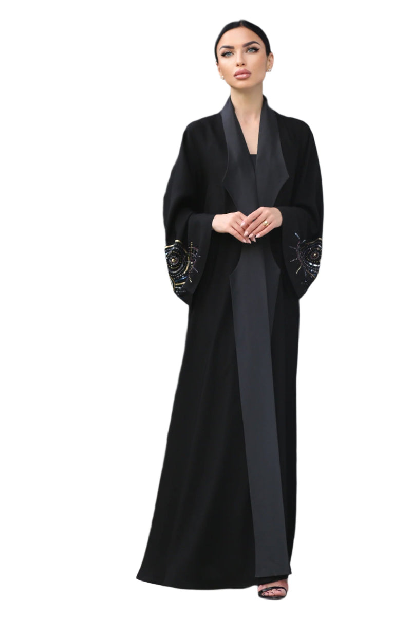 FLY CRYSTALIZED SOALON BISHT ABAYA