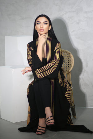 BLACK GOLD DESIGN FOR EVERYDAY ABAYA