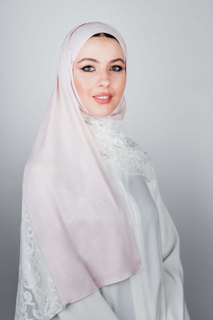 WHITE FRENCH LACE BEIGE COTTON SHEILA.
